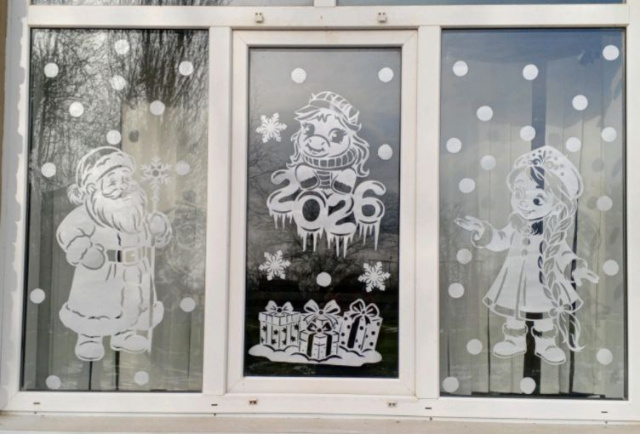 Новогодние окна